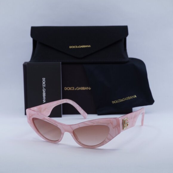 🕶️ New Dolce & Gabbana DG4450 323113 Sunglasses - Pink Marble Frame - Picture 11 of 11